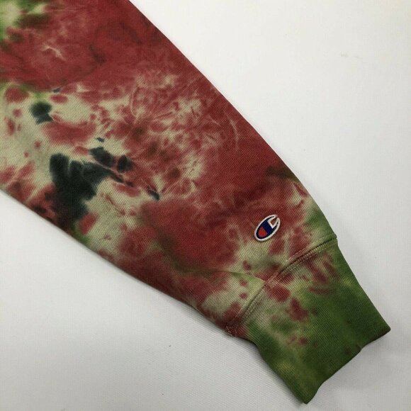 Champion Reverse Weave Loyola Tie Dye Hooded Sweatshirt Small OOAK - Picture 8 of 10